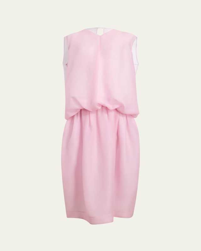 Noah V-Neck Organza Dress